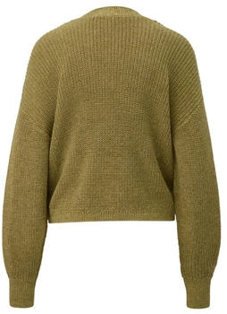 s.Oliver Melierte Strickjacke aus Baumwollmix grün 2170513.75W0.