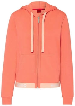 HUGO Relaxed-Fit Kapuzenjacke mit Logo am Bund - Style SPORTY LOGO_JACKET 50520504 Hellrot