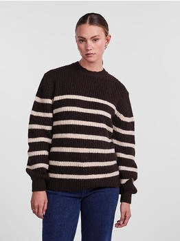 Pieces Pullover dunkelbraun