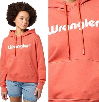 Wrangler Hoodie orange