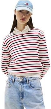 Tommy Hilfiger TJW Essential Crew Sweatshirt rot dunkelblau