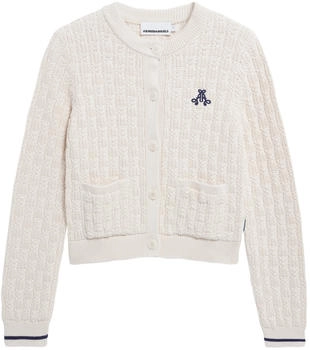 armedangels juliaanas structure strickjacke beige oatmilk