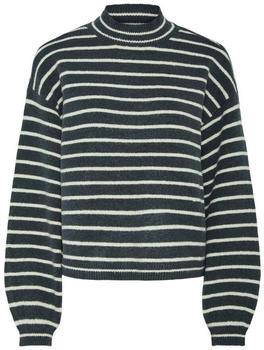 Pieces pullover marine wollweiß