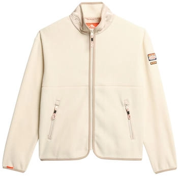 Superdry Active Full Zip Fleece W2012338A rice weiß