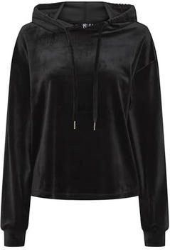 Pieces pcsilli ls velvet hoodie fc bc