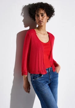 Street One strickjacke rot