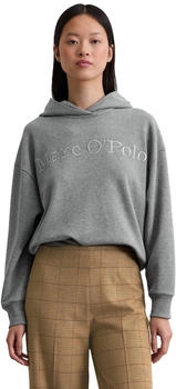 Marc O'Polo Logo-Kapuzensweatshirt relaxed grey granite melange (508407354165_909)