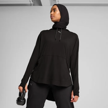 Puma Sportsweatshirt 'Modest' schwarz