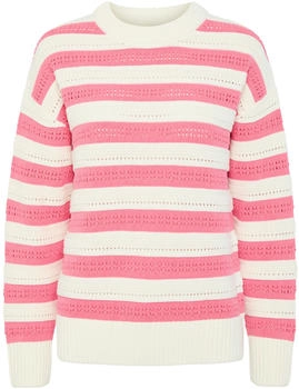 Pieces Pullover 'FANNI' pink weiß