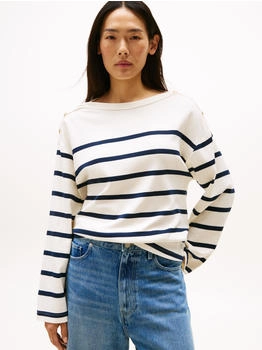 Tommy Hilfiger Pullover dunkelblau ecru
