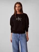Calvin Klein Jeans Sweatshirt "LS MONOLOGO FRENCH TERRY RLXD CR", Logoschriftzug
