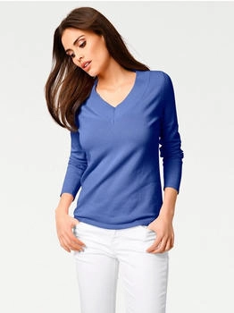 Heine V-Pullover blau royalblau 35887848-40