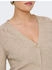 Only Katia LS Cable V-Neck Cardi knt mocha meringue