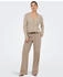 Only Katia LS Cable V-Neck Cardi knt mocha meringue