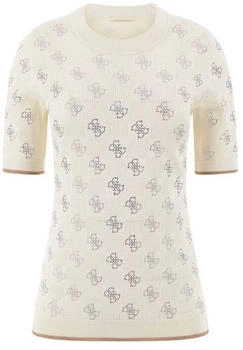 Guess Pullover 'Rosie' silber weiß