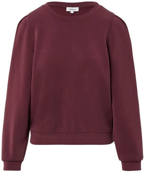 s.Oliver Scuba-Sweatshirt mit Puffärmeln rot 2169345.3902.