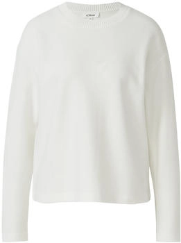 s.Oliver Flauschiges Sweatshirt creme 2170578.0210.