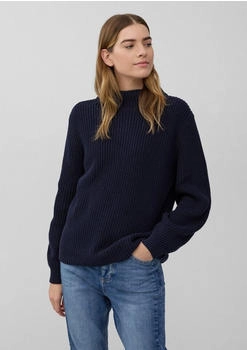 s.Oliver Strickpullover mit weitem Arm und Turtleneck blau 2169686.5959.