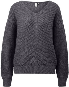 s.Oliver Melierter Pullover mit überschnittener Schulter grau 2170525.98W0.