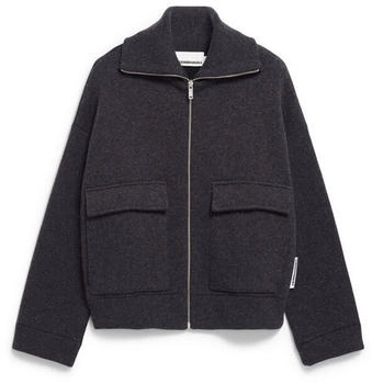 armedangels JOANIAAS - Frauen Oversized Fit Strick Cardigan - grau steel melange (30005160-2874)