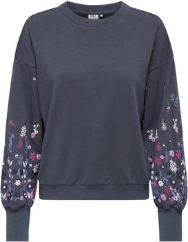 Only Onlbrooke L S O-Neck Flower Swt Noos ombre blau