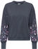 Only Onlbrooke L S O-Neck Flower Swt Noos ombre blau