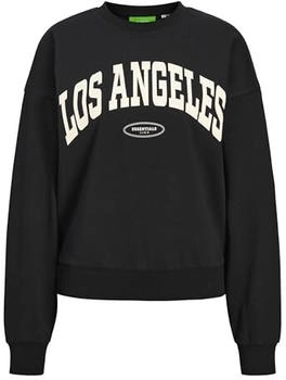 JJXX JXMERLE Spring RLX Short LS Crew SWT Sweatshirt schwarz print los angeles