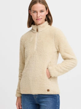 Oxmo Teddy-Pullover oyster gray