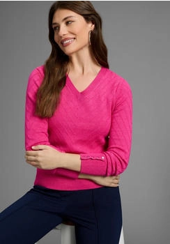 Laura Scott v-ausschnitt-pullover strukturstrick