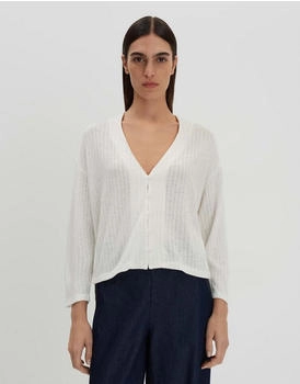 someday. Loose Cardigan feiner Strickoptik Kemarta weiß