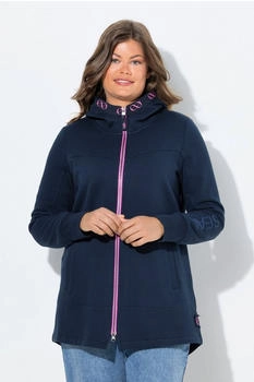Laurasøn Sweatjacke Kapuze Langarm marine
