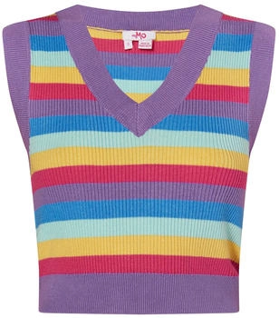 myMo Pullover 'Keepsudry' blau dunkelgelb pink weiß