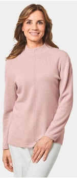 GOLDNER Kuschelweicher Kaschmirpullover Kragen puder