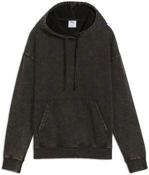 Puma Essentials Elevated Relaxed Wash Hoodie schwarz