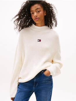 Tommy Hilfiger Relaxed Fit Strickpullover offwhite