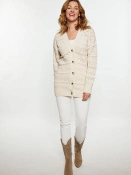 Usha FESTIVAL Strickjacke taupe