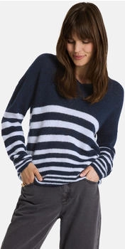 Lieblingsstück Strickpullover 'Baberina' V-Neck blau navy