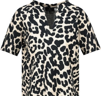 Monari Sweatshirt gemustert schwarz