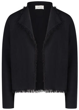 Cartoon strickjacke fransen schwarz