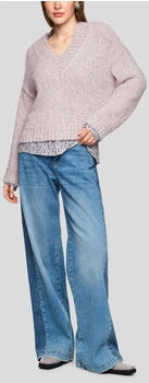 Marc Cain Glitzer Pullover Knitted Germany light desert taupe