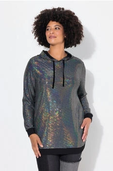 Angel of Style Sweatshirt Hoodie Regenbogen-Pailletten Kapuze