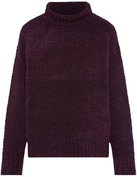 SENSES.THE LABEL Rollkragenpullover deep plum