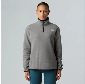 The North Face Glacier Fleece 1/4 Zip Jacket (NF0A8D2J) tnf mid grey heather