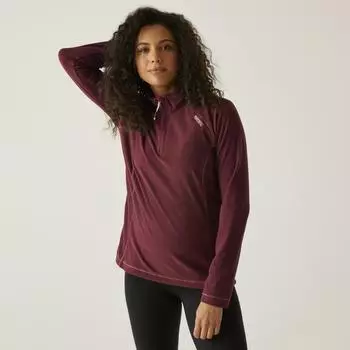 Regatta Montes leichtes Fleece mit halblangem Rei&szlig;verschluss f&uuml;r Damen Burgund (RWA240_ZI6)