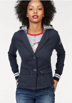 KangaROOS Sweatblazer vielen Details und abnehmbarer Kapuze