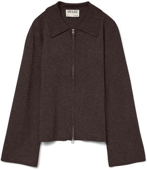 Vero Moda Strickjacke 'VMHanna' braunmeliert