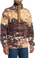 Columbia Helvetia II Printed Half Snap Fleece Pullover camel brown sisters Gr. M