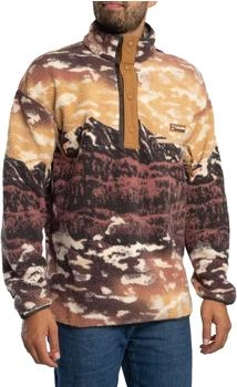 Columbia Helvetia II Printed Half Snap Fleece camel brown