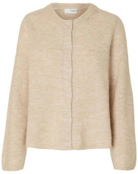 Selected Strickjacke Slflulu grau