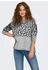 Only jade animal ls o-neck knt light grey melange
